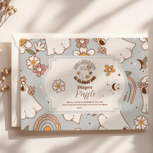 レトロハロウィンリトルブーベビーラッフルおむつ