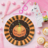 レトロハロウィンレイズ、ジャック・オランタン ペーパープレート (パーティー)