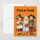 レトロハロウィン不気味シーズン ポストカード (正面/裏面)