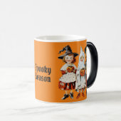 レトロハロウィン不気味シーズン モーフィングマグカップ (正面右)