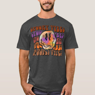 レトロハロウィン不気味ビーブスメートハッピー顔トル Tシャツ