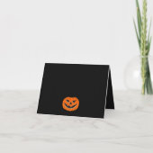 レトロハロウィン装飾スタイル テーブルカード (裏面)