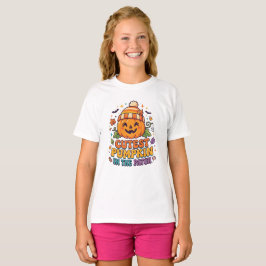 レトロハロウィン キッズTシャツ、おばけの少年 Tシャツ