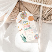 レトロハロウィン　トリックは無しで、ただのお菓子を ギフトタグ