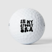 レトロハロウィン 私のスプーキー時代 ビンテージ秋 ゴルフボール (正面)