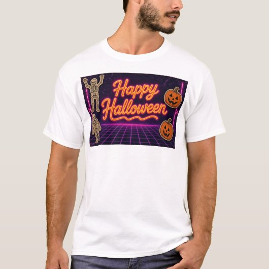 レトロハロウィンTシャツ Tシャツ (正面)