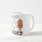 レトロハロウィーンアイスクリーム コーヒーマグカップ (正面右)