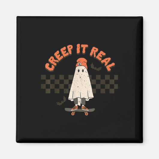 レトロハロウィーンクリープ実在it幽霊ボイー秋シーソ マグネット (正面)