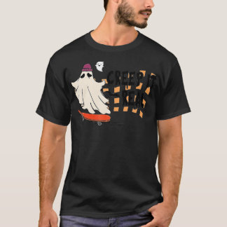 レトロハロウィーンクリープIt実在ヴィンテージ幽霊ハロー Tシャツ