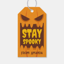 レトロハロウィーンステイ不気味オレンジパンプキン顔