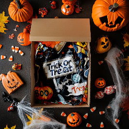 レトロハロウィーンパターン 薄葉紙