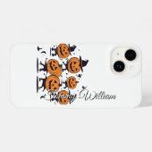レトロハロウィーンパンプキン iPhoneケース (裏面横)