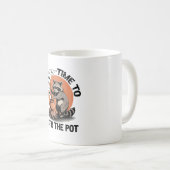 レトロハロウィーンフェラル時間を攪拌するポット コーヒーマグカップ (正面右)