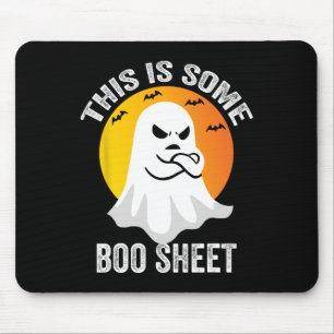 レトロハロウィーンブー幽霊コスチュームこれは、いくつかのブー マウスパッド