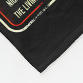 レトロハロウィーンホラーナイト80sスラッシャービベス フリースブランケット (角)