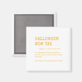 レトロハロウィーンママ税定義トリックまたは治療 マグネット (正面/裏面)