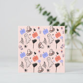 レトロハロウィーンヴィンテージをテーマにしたドードル (スタンド正面)