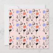 レトロハロウィーンヴィンテージをテーマにしたドードル (裏面)