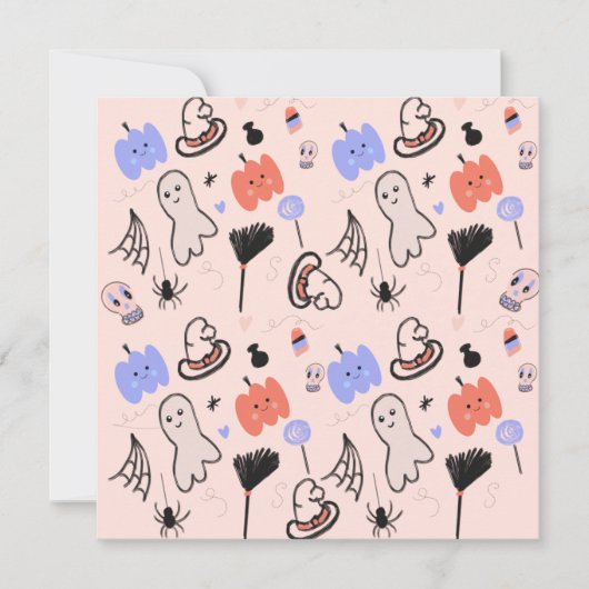 レトロハロウィーンヴィンテージをテーマにしたドードル (正面)