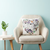 レトロハロウィーン幽霊とカボチャハート形状 クッション (椅子)