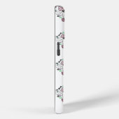 レトロハロウィーン幽霊とカボチャハート形状 Case-Mate iPhoneケース (裏面 / 右)