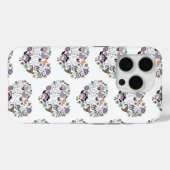 レトロハロウィーン幽霊とカボチャハート形状 Case-Mate iPhoneケース (裏面 (横))