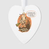 レトロハロウィーン幽霊の安全性 – ステイ・セーフ オーナメント (正面)