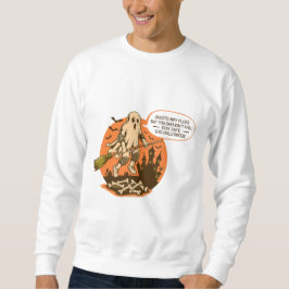 レトロハロウィーン幽霊の安全性 – ステイ・セーフ スウェットシャツ