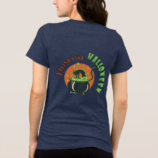 レトロハロウィーン猫作成ポーション トライブレンドＴシャツ