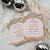 レトロハロウィーン用招待状Groovyハロウィーン 招待状