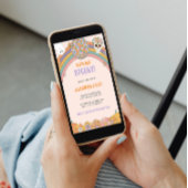 レトロハロウィーン用招待状Groovyハロウィーン 招待状