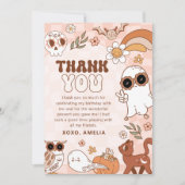 レトロハロウィーン誕生日サンキューカード シーズンカード (正面)