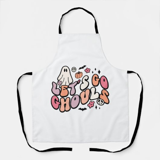 レトロハロウィーン エプロン (正面)