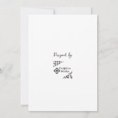 レトロハロウィーン 招待状 (裏面)