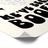 レトロハロウィーンGroovyブネイバーゲームサイン ポスター (角)