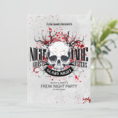 レトロハローウィンパーティ 招待状 (スタンド正面)