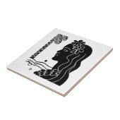 レトロハワイアンフラガール タイル (側面)