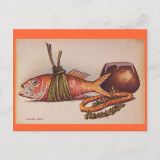 レトロハワイアンルアウ（ハワイ式宴会） ポストカード