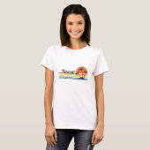 レトロハワイサンセット Tシャツ (正面フル)