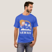 レトロハワイ おもしろハワイ 恋愛 Tシャツ (正面フル)