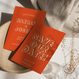 レトロハンドブ書ルッはっきりしたク結婚ズ セーブザデート