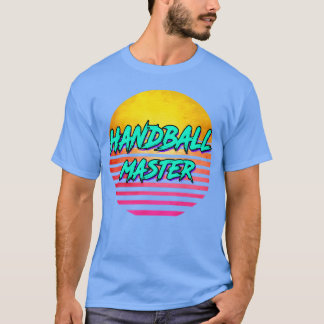 レトロハンドボール愛好家ギフト Tシャツ