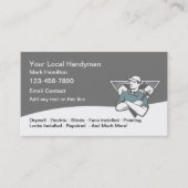 レトロハンドマニャーホームメンテナンス 名刺 (正面)