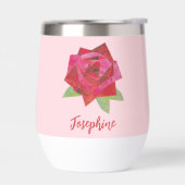 レトロハンドレッド図解入りの、写真付きのローズユニークピンクカスタム (左面)