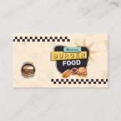 レトロハンバーグスタンド 名刺 (正面)