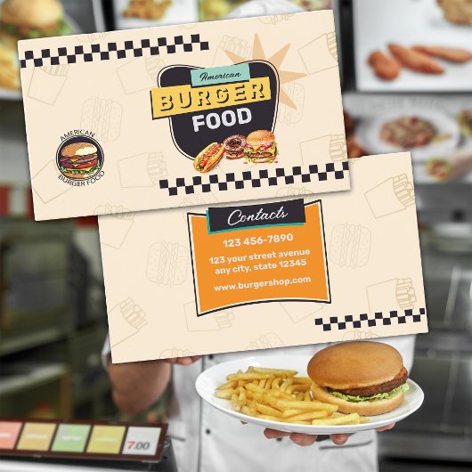 レトロハンバーグスタンド 名刺