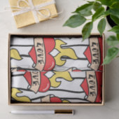 レトロハートタトゥー 薄葉紙 (ギフト)