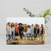 レトロハートハッピーガレンティーヌデイフォイルフォトカード 箔シーズンカード (立ち正面)