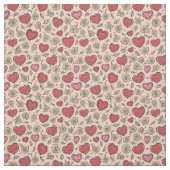 レトロハート ファブリック (見本)