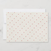 レトロハート メリークリスマス 遊び心  シーズンカード (裏面)